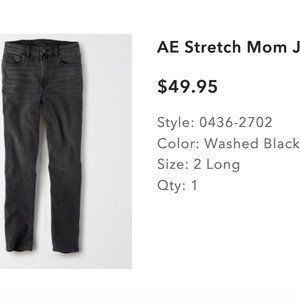 AE Stretch Mom Jeans